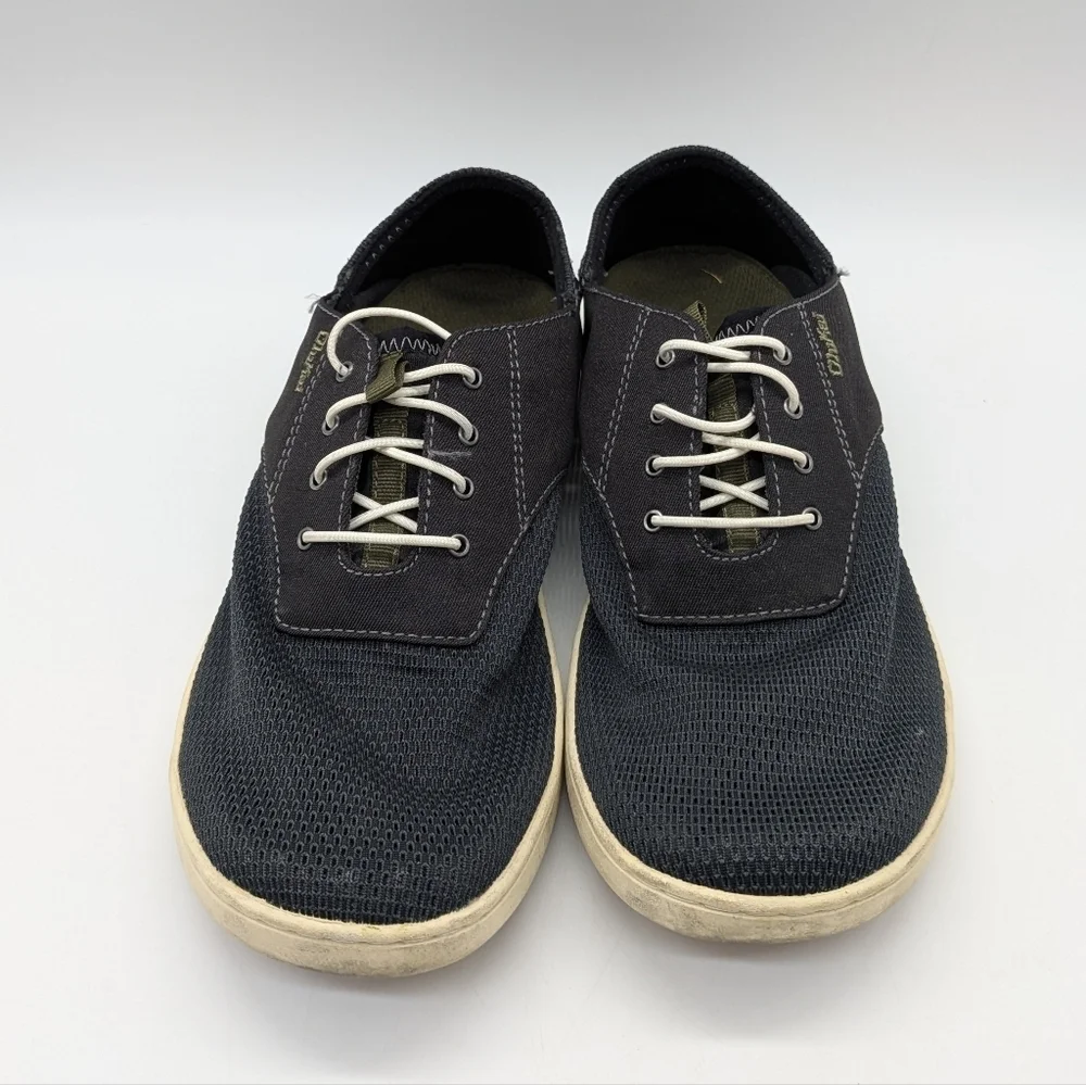 Olukai Nohea Moku Grey Mesh Boat Shoe 8